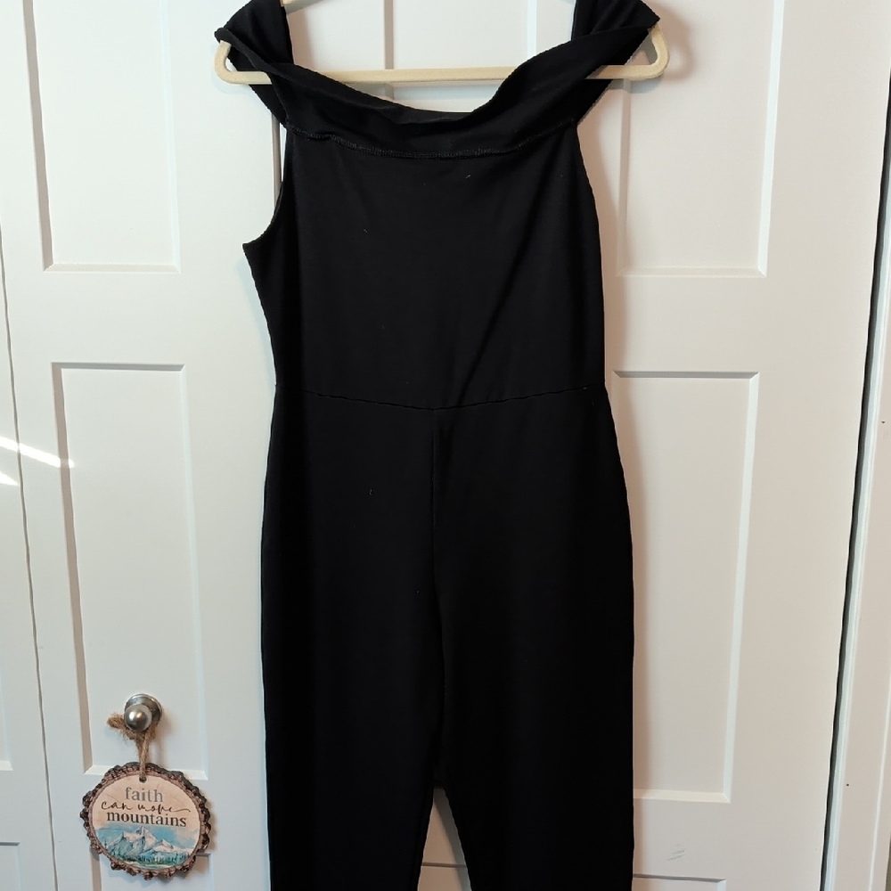 Roller Coaster Elegant Black Jumpsuit